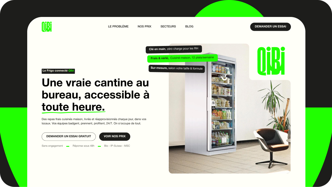 Aperçu du projet Qibi